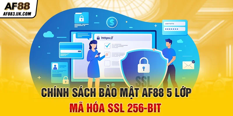 Chính sách bảo mật AF88 5 lớp, mã hóa SSL 256-bit Chính sách bảo mật AF88 5 lớp, mã hóa SSL 256-bit
